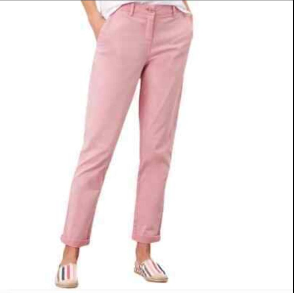 JOULES NWT Hesford Relaxed Fit Chino in Pink // 6
